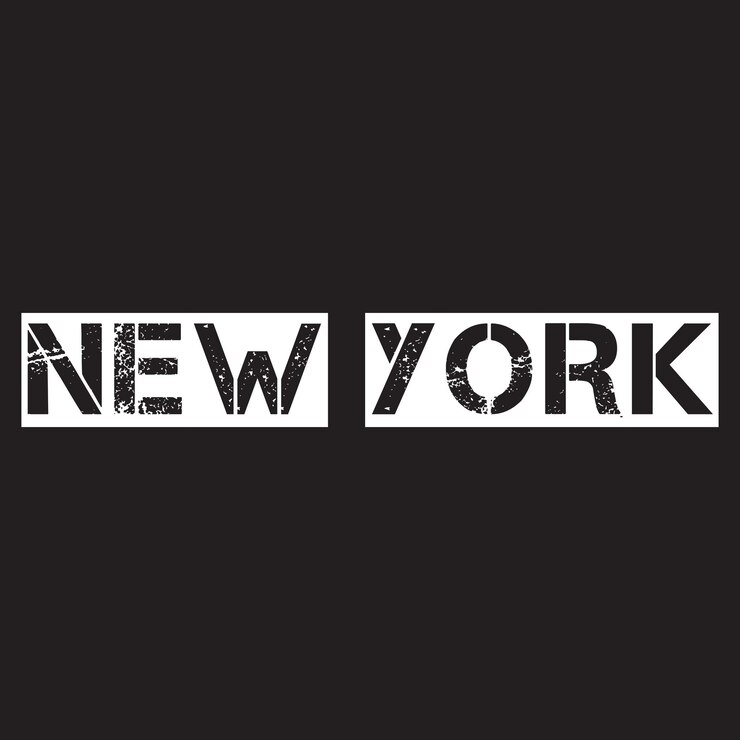 tipografía minimalista diseño de camiseta