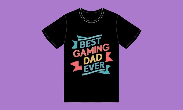 tipografía de moda para el día del padre diseño gráfico de camisetas