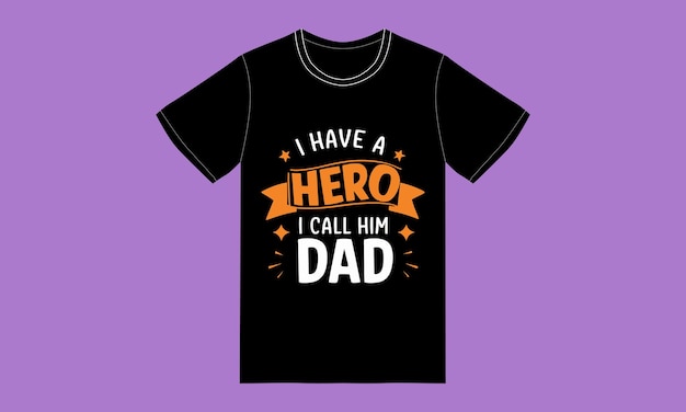 tipografía de moda para el día del padre diseño gráfico de camisetas