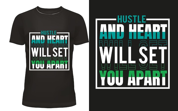 TIPOGRAFIA MODERNA Diseño de camisetas de motivación