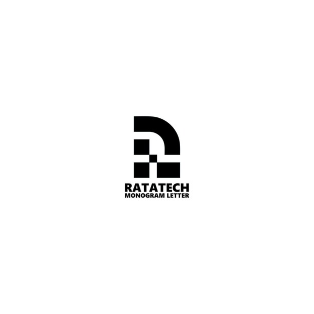 La tipografía del monograma inicial del logotipo