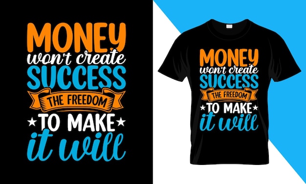 Tipografía motivacional diseño de camisetas citas inspiradoras diseño de camisas