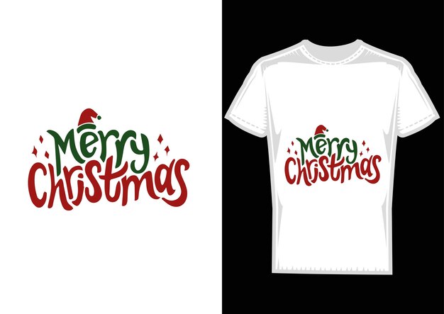 La tipografía navideña Diseño de camisetas La Navidad es la época más maravillosa