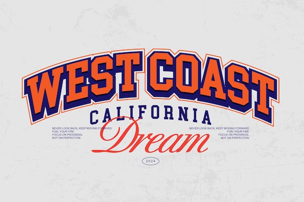 Tipografía de ropa de calle Diseño gráfico de camisetas