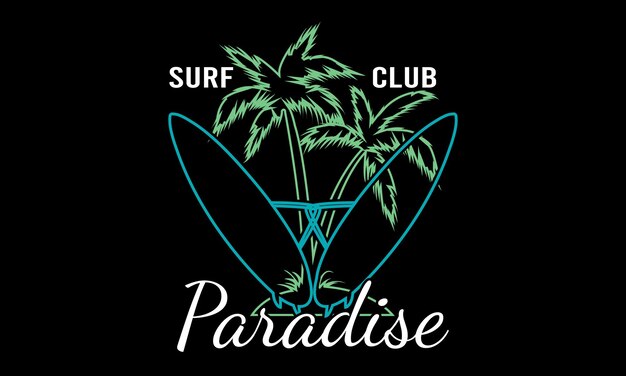Tipografía de surf Vector e ilustración Diseño de camisetas. Camiseta de tipografía de surf de California.