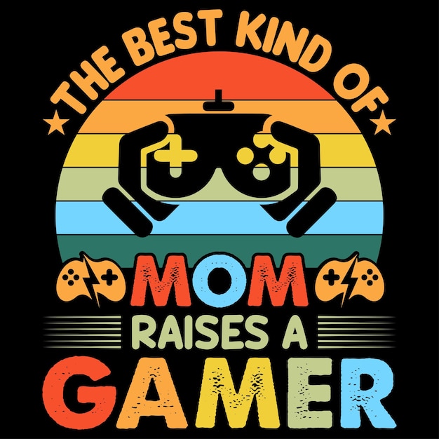 Tipografía y vector de diseño de camiseta de juego