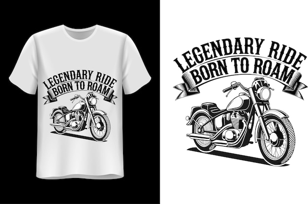 Tipografía vintage para el diseño de camisetas Con maqueta de camiseta