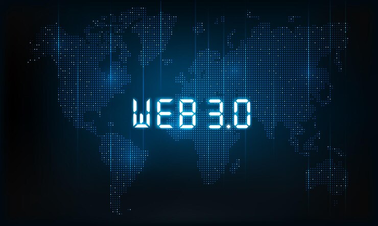 Vector tipografía web 30 con holograma de mapa mundial