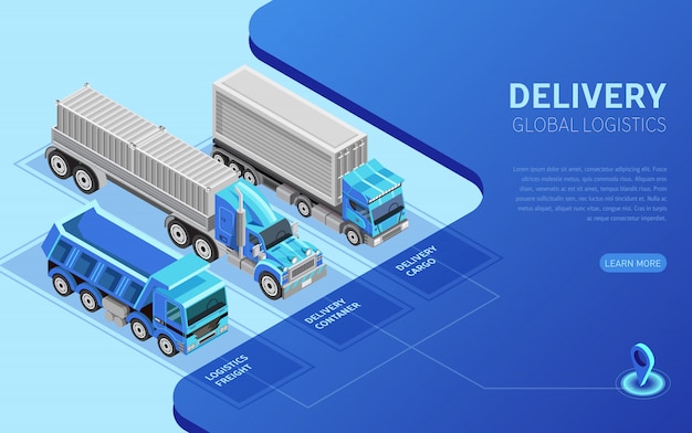 Tipos de camiones de carga para el sitio web