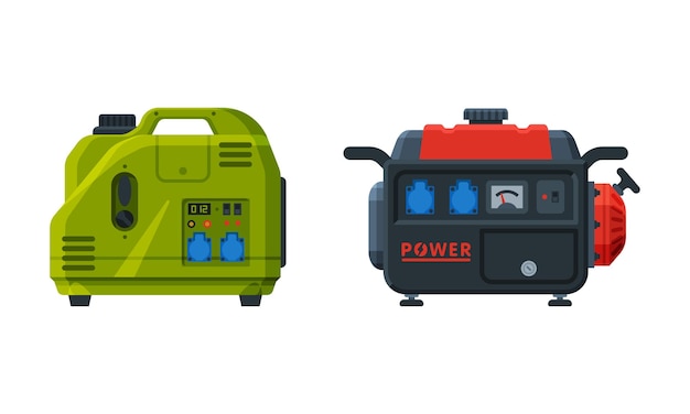 Tipos de conjunto vectorial de generadores de energía eléctrica industrial