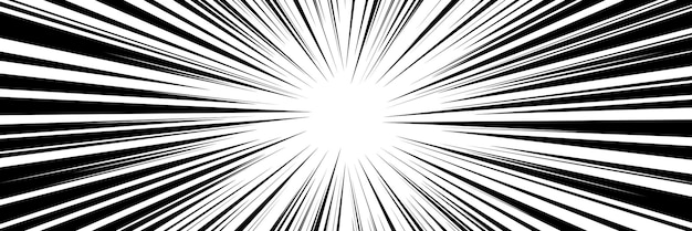 tira de cómics líneas de movimiento radial cómics de anime libro de superhéroes velocidad y lucha rayos de explosión textura
