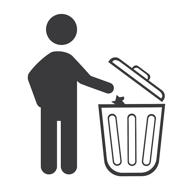 tirar basura a la basura
