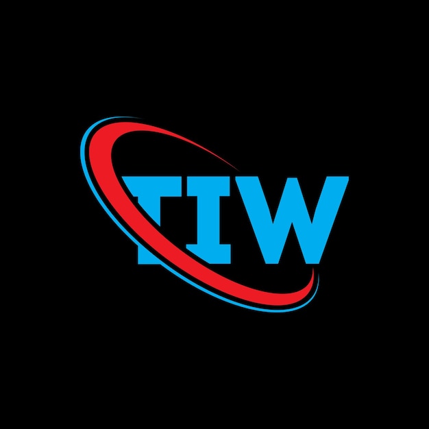 TIW logotipo TIW letra TIW diseño de logotipo de letra TIW iniciales TIW logo vinculado con círculo y mayúscula monograma logo TIW tipografía para negocios de tecnología y marca inmobiliaria