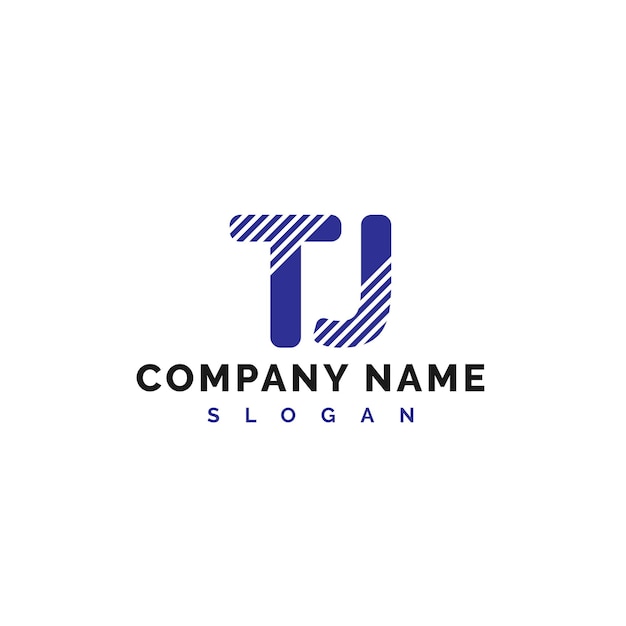 TJ Diseño de la letra del logotipo TJ letra del logotipo Vector Ilustración Vector