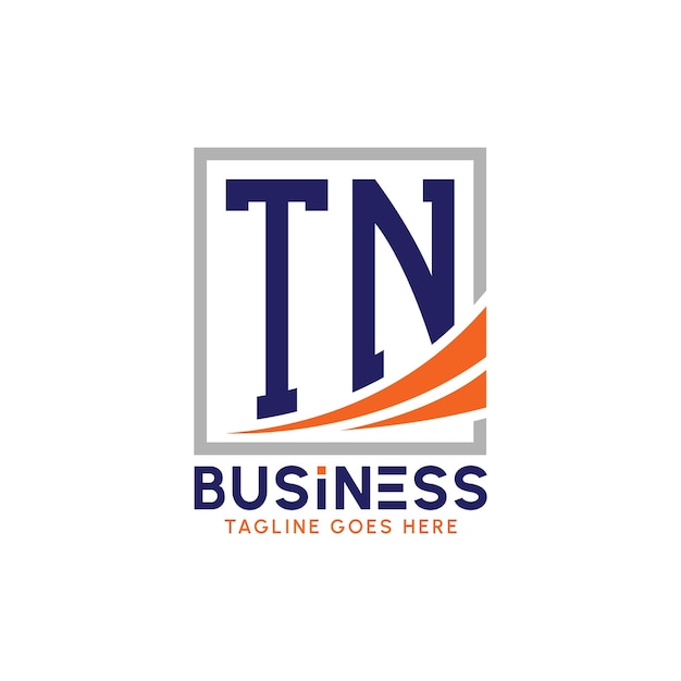 TN Logotipo de negocios Moderno TN Logotipo para la marca corporativa TN Logotipo del éxito del crecimiento