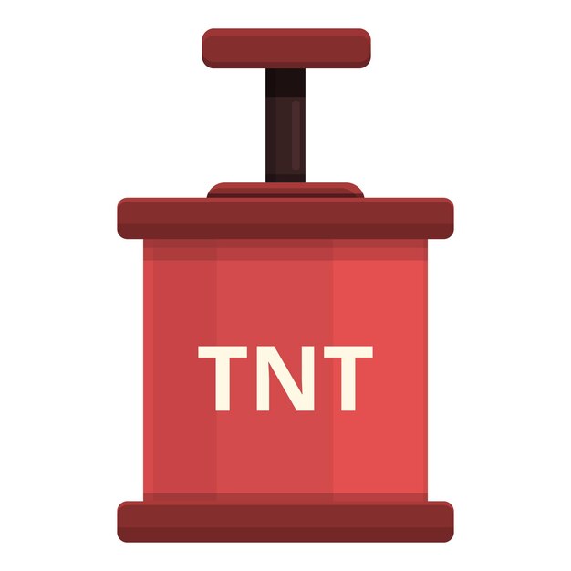 Tnt herramienta icono dibujos animados vector mina de oro gema camión