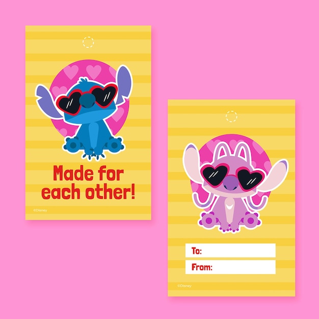 Toca la etiqueta de regalo de San Valentín