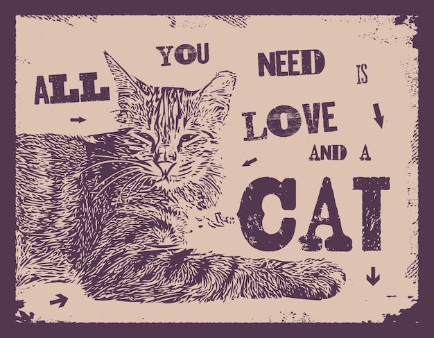 Todo lo que necesitas es amor y un gato