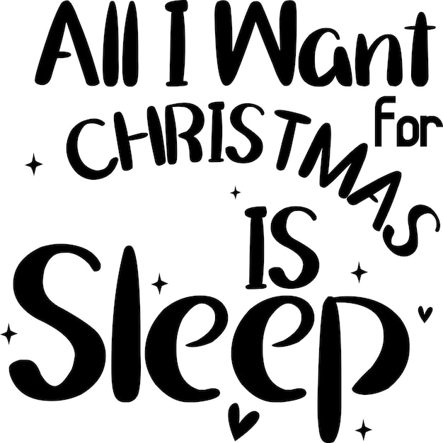 Todo lo que quiero para Navidad es dormir