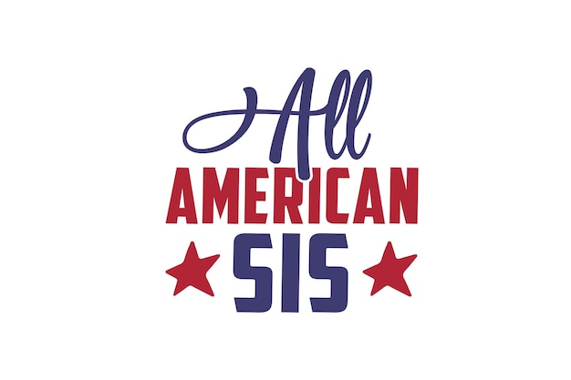 Todo el logotipo de american sis con estrellas y texto.