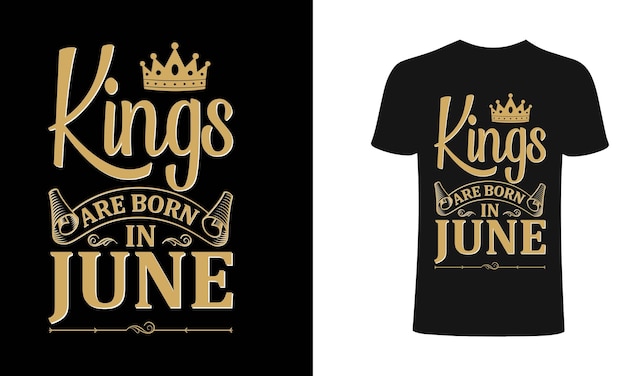 Todos los hombres son creados iguales Pero solo los mejores son bron en el diseño de la camiseta de junio Todos los hombres camiseta des