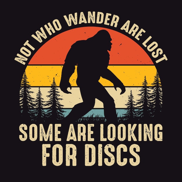 Todos los que vagan están perdidos algunos no están buscando discos diseño de camiseta vintage retro