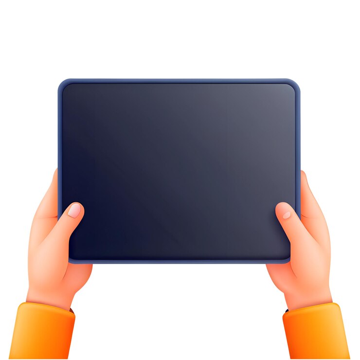 Vector tomar el comprimido en la mano con