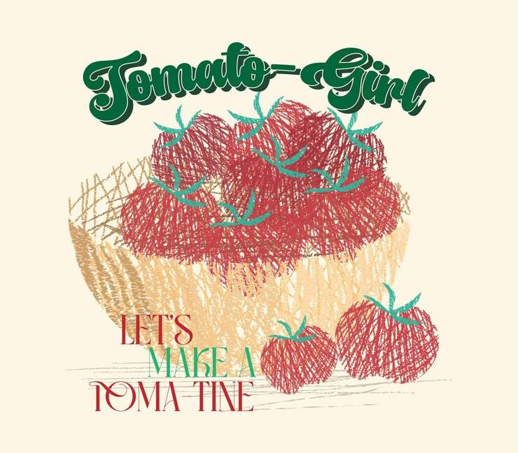 Tomato Poster Art Illustration