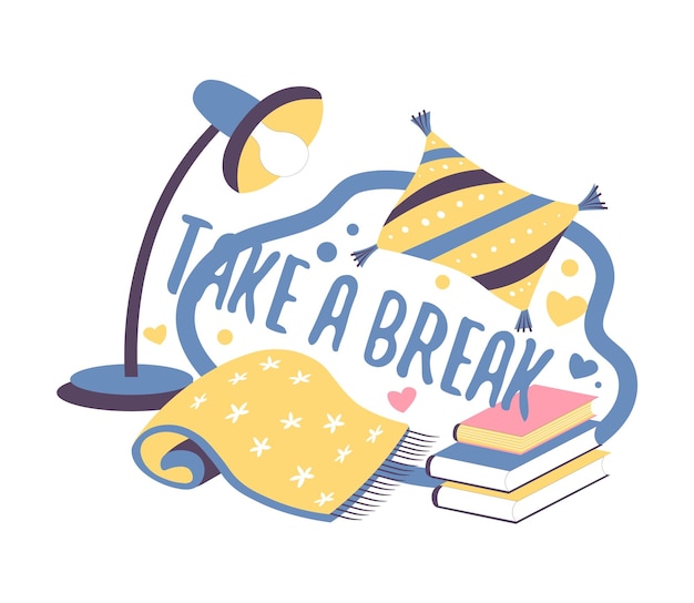 Tómese un descanso del trabajo y las tareas tome vacaciones
