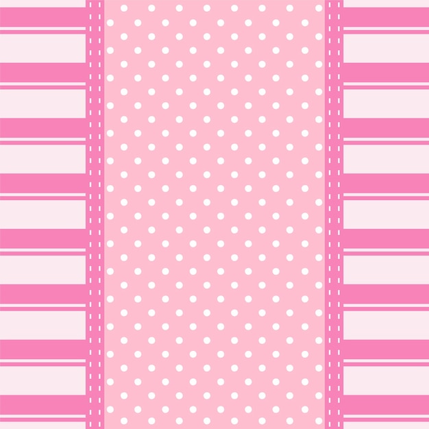 Tonos delicados en colores rosados Plantilla de diseño de fondo rosa claro con rayas y círculos