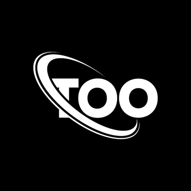 TOO logotipo TOO letra TOO letra diseño del logotipo Iniciales TOO logotipo vinculado con círculo y mayúscula monograma logotipo TOE tipografía para negocios tecnológicos y marca inmobiliaria