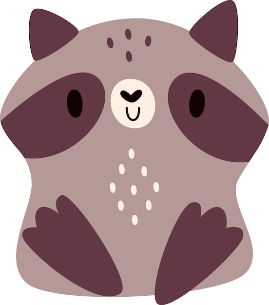 Top de animal mapache