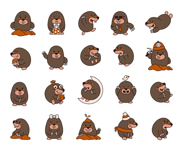 El topo animal muestra emociones