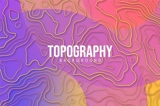 topografía de gradiente fondo abstracto