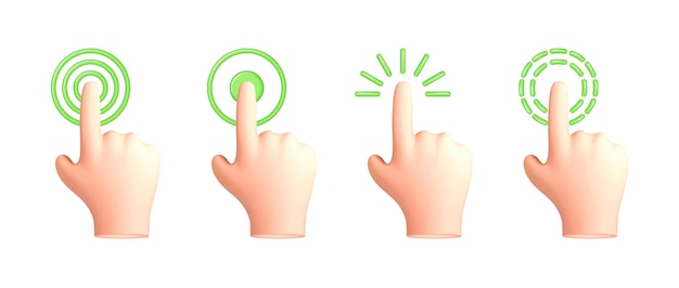 Toque o haga clic en el diseño del icono Diseño de icono de señalamiento manual en 3D