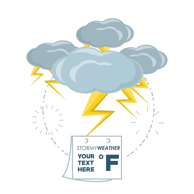 Tormenta de clima y clima