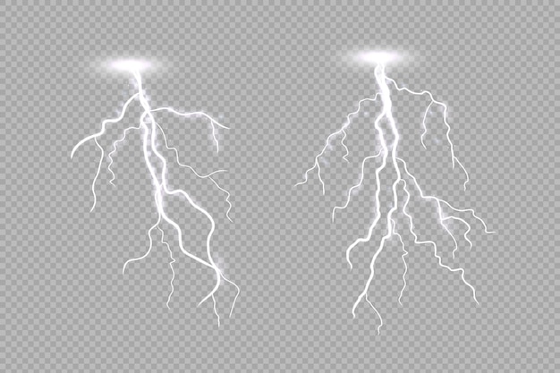 Tormenta de iluminación realista