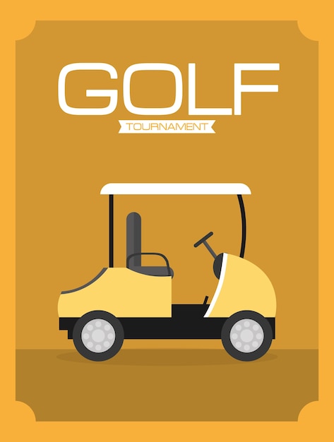 Torneo de golf con carrito