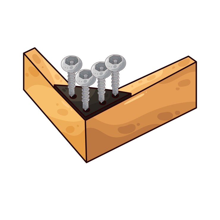 Vector los tornillos