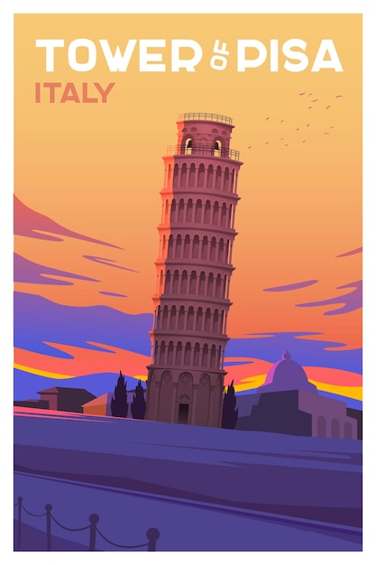 La torre de pisa tiempo de viajar