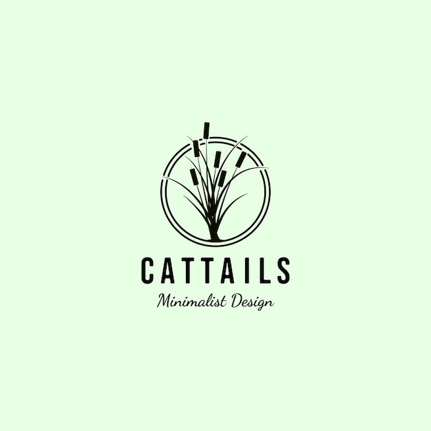 Totora vintage diseño logo icono minimalista ilustración premium