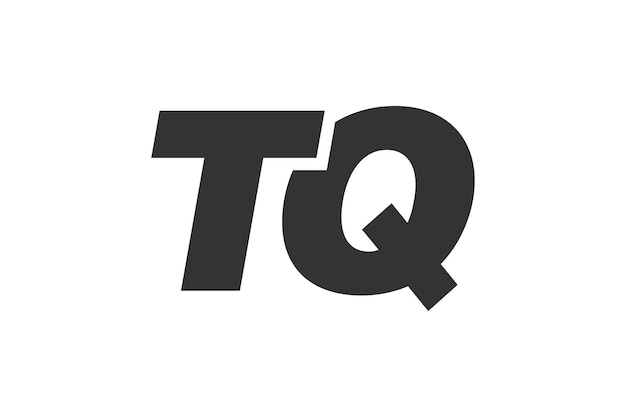 TQ Techno Editable Font Logo para marca corporativa Diseño futurista audaz con ideas tipográficas únicas Tipo personalizado mínimo y letra dinámica