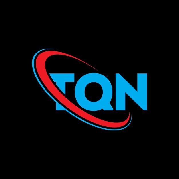TQN logotipo TQN letra TQN diseño de letra logotipo Iniciales TQN Logotipo vinculado con círculo y mayúscula logotipo monograma TQN tipografía para negocios de tecnología y marca inmobiliaria