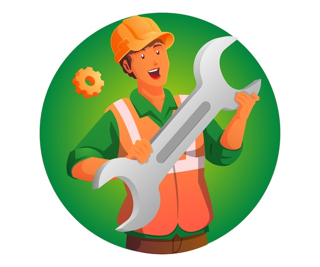 trabajadores varones con uniformes industriales y casco de seguridad, arquitectos constructores, reparadores e ingenieros