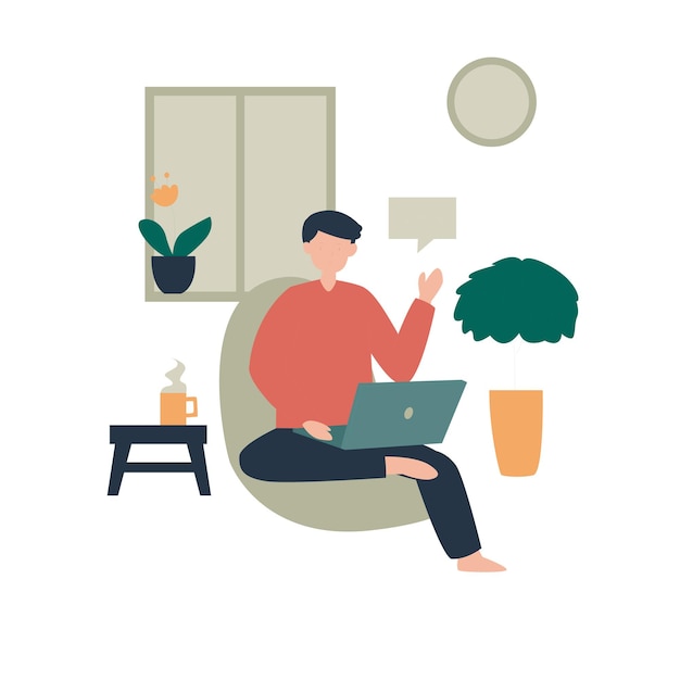 Trabajando desde casa