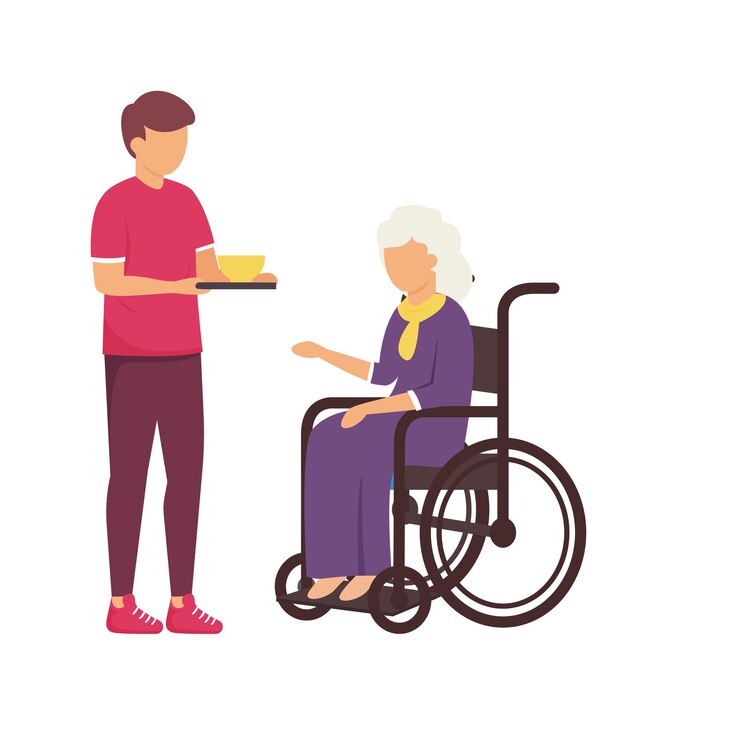 Vector trabajar como voluntario
