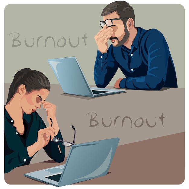 trabajo agotado trabajo duro