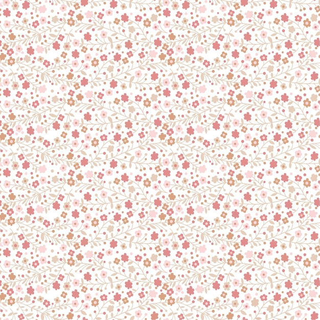 trabajo de arte gráfico de patrones florales sin costuras