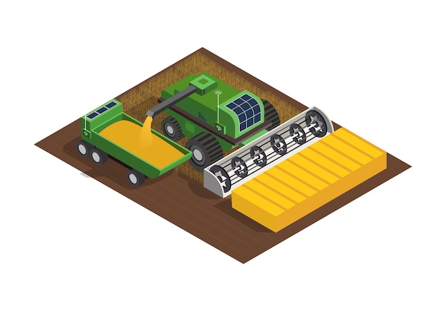 Trabajo en campo isométrico.