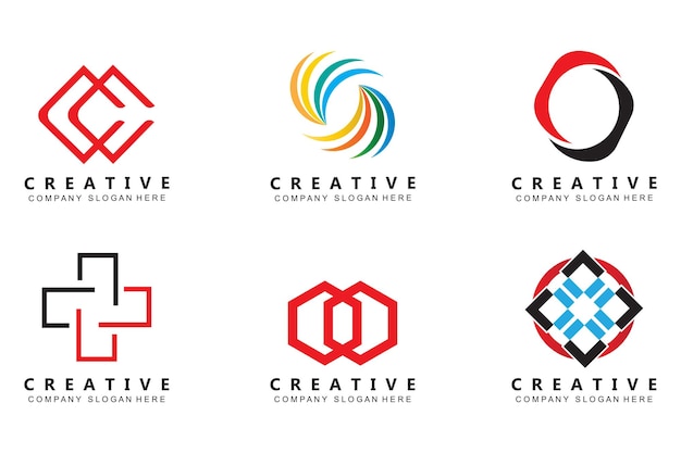 Trabajo equipo logo diseño empresa marca ilustración